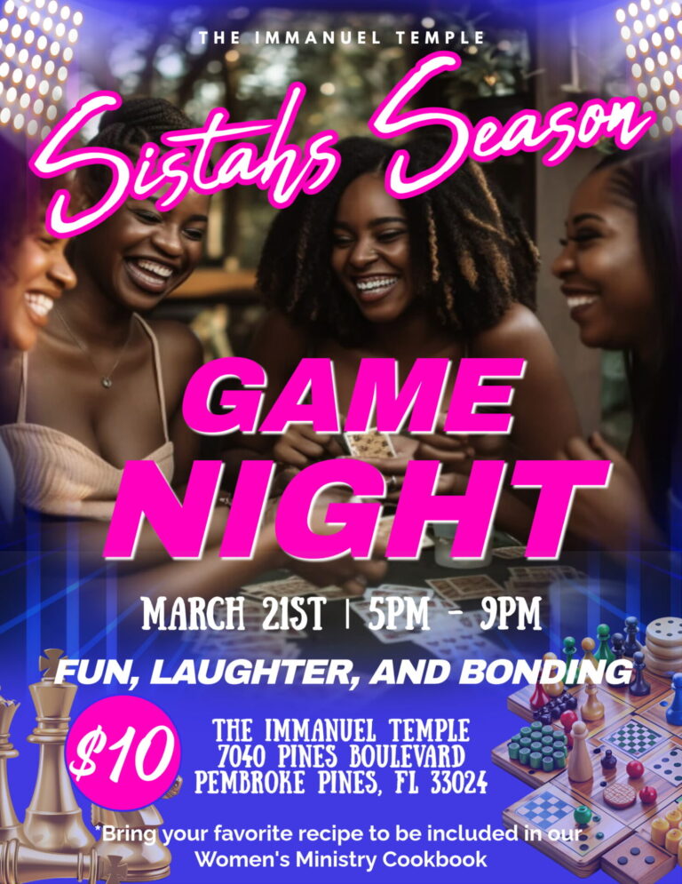 Sistah’s Season Game Night